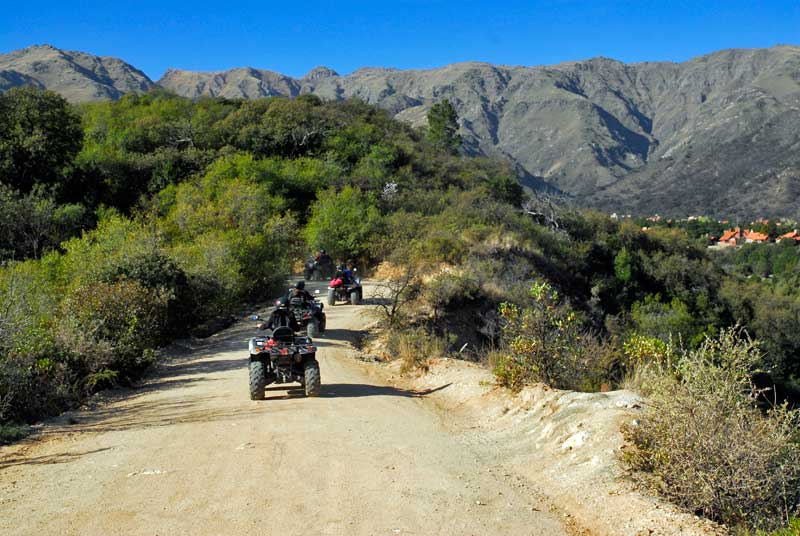 Paseo en cuatriciclo por el Parque Los Nogales